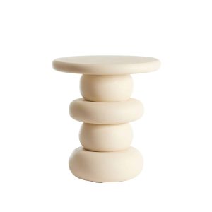 Light & Living side table Azalas – wit – Ø40cm