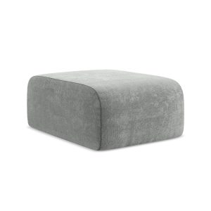 LaMiaSofa Poef Cervo – chenille stof – grijs – 72x94x42 LaMiaSofa Poef Cervo – chenille stof – grijs – 72x94x42