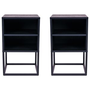 MaximaVida nachtkastje Chicago 40 x 40 x 65 cm – 2 stuks MaximaVida nachtkastje Chicago 40 x 40 x 65 cm – 2 stuks