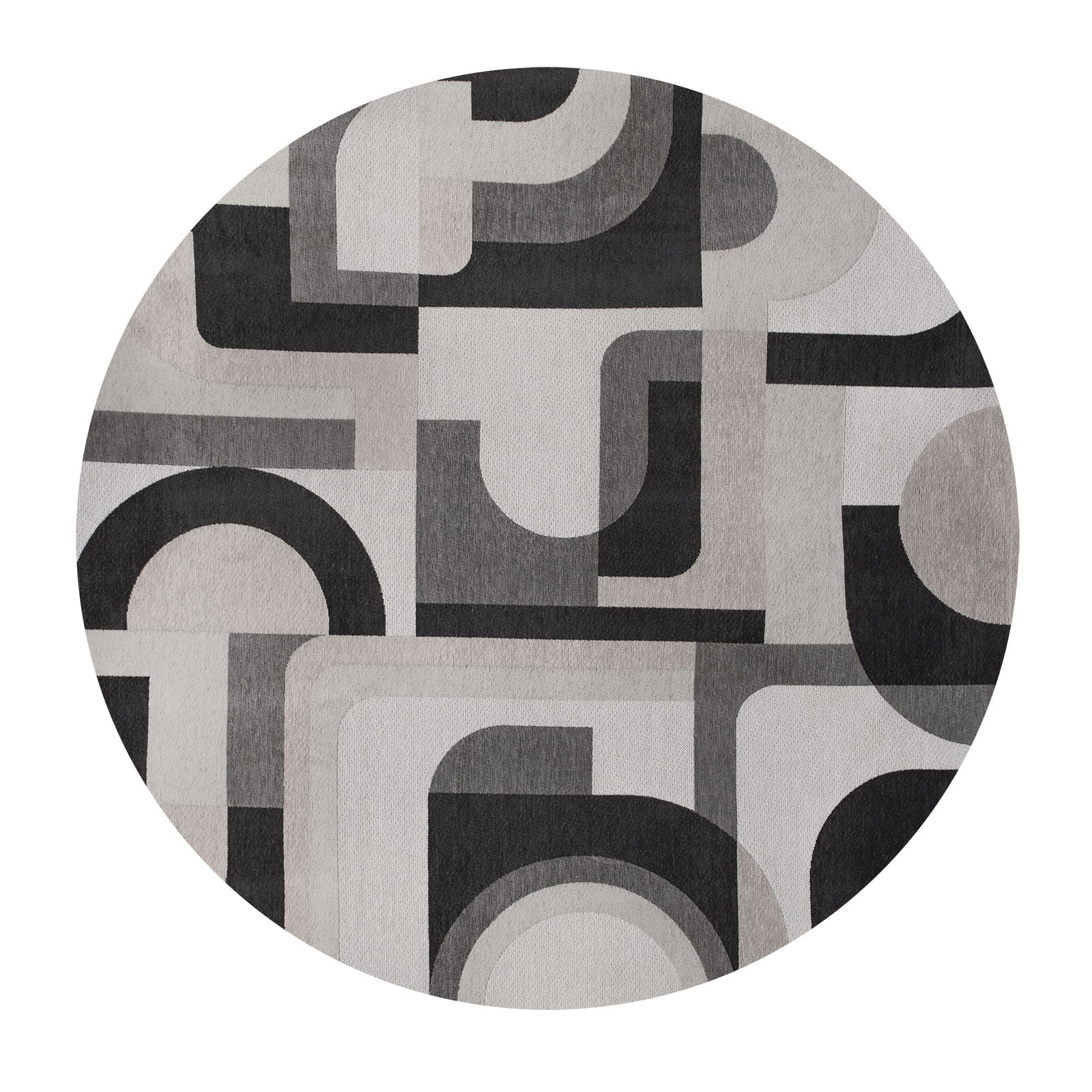 Louis De Poortere vloerkleed Saxon Beige - grijs - 240x240cm