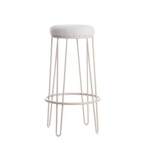 Light & Living barkruk ALICE – Ø14x73cm – wit