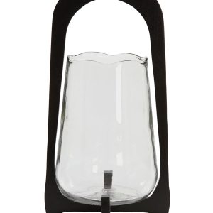 Light & Living windlicht ANOSY – Ø26x48cm – zwart