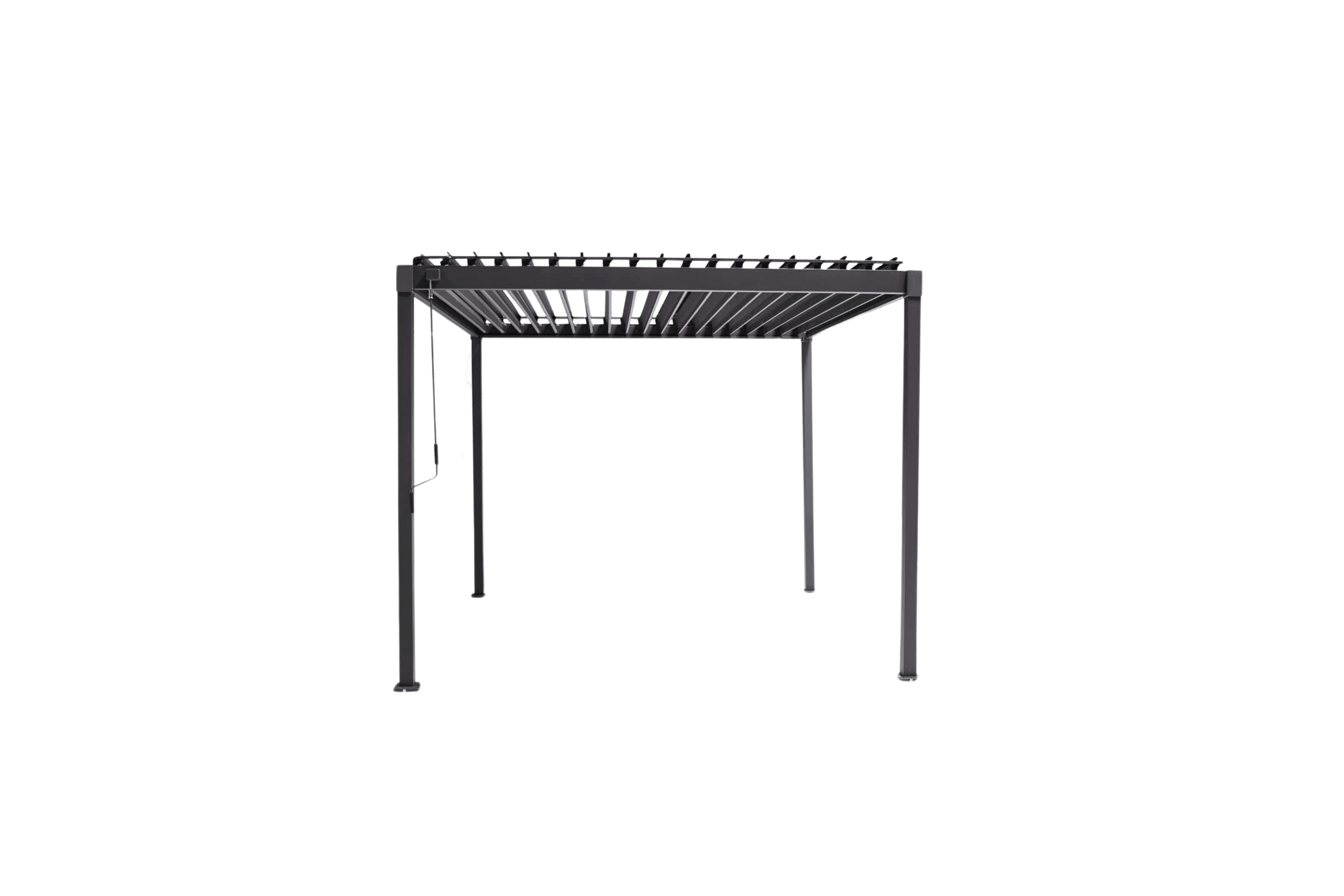 MIRADOR Pergola 80 Solid 3x3m - Antraciet