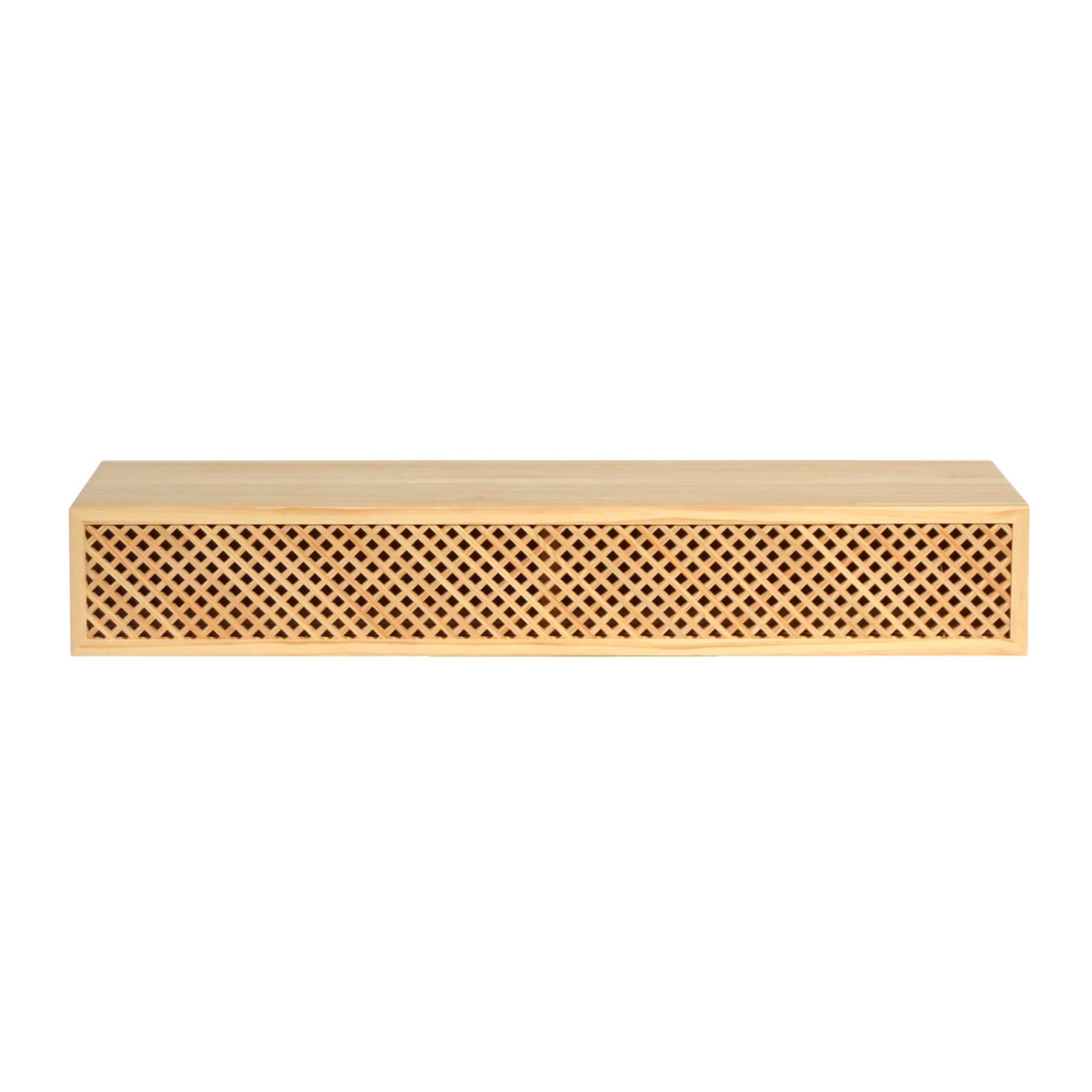 Naan Furniture Console Ibiza - Gelakt massief hout - Natuurlijk - 95 c