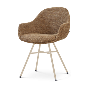 Nolon Noa-Mae eetkamerstoel bruin blend – beige onderstel Nolon Noa-Mae eetkamerstoel bruin blend – beige onderstel