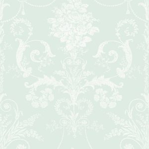 Laura Ashley Vliesbehang – Josette Duck Egg – 10mx52cm Laura Ashley Vliesbehang – Josette Duck Egg – 10mx52cm