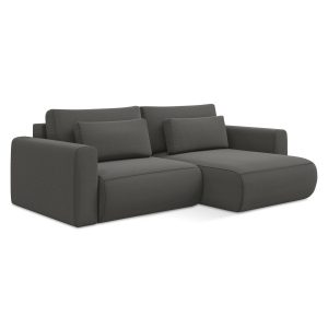 LaMiaSofa hoekbank rechts Perugia – velours – staal – 240x149x82 LaMiaSofa hoekbank rechts Perugia – velours – staal – 240x149x82