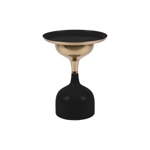 Leitmotiv bijzettafel Ivy – zwart – Ø41cm Leitmotiv bijzettafel Ivy – zwart – Ø41cm