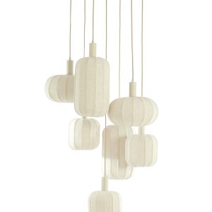 Light & Living hanglamp TUFIA – wit – Ø53x34cm Light & Living hanglamp TUFIA – wit – Ø53x34cm