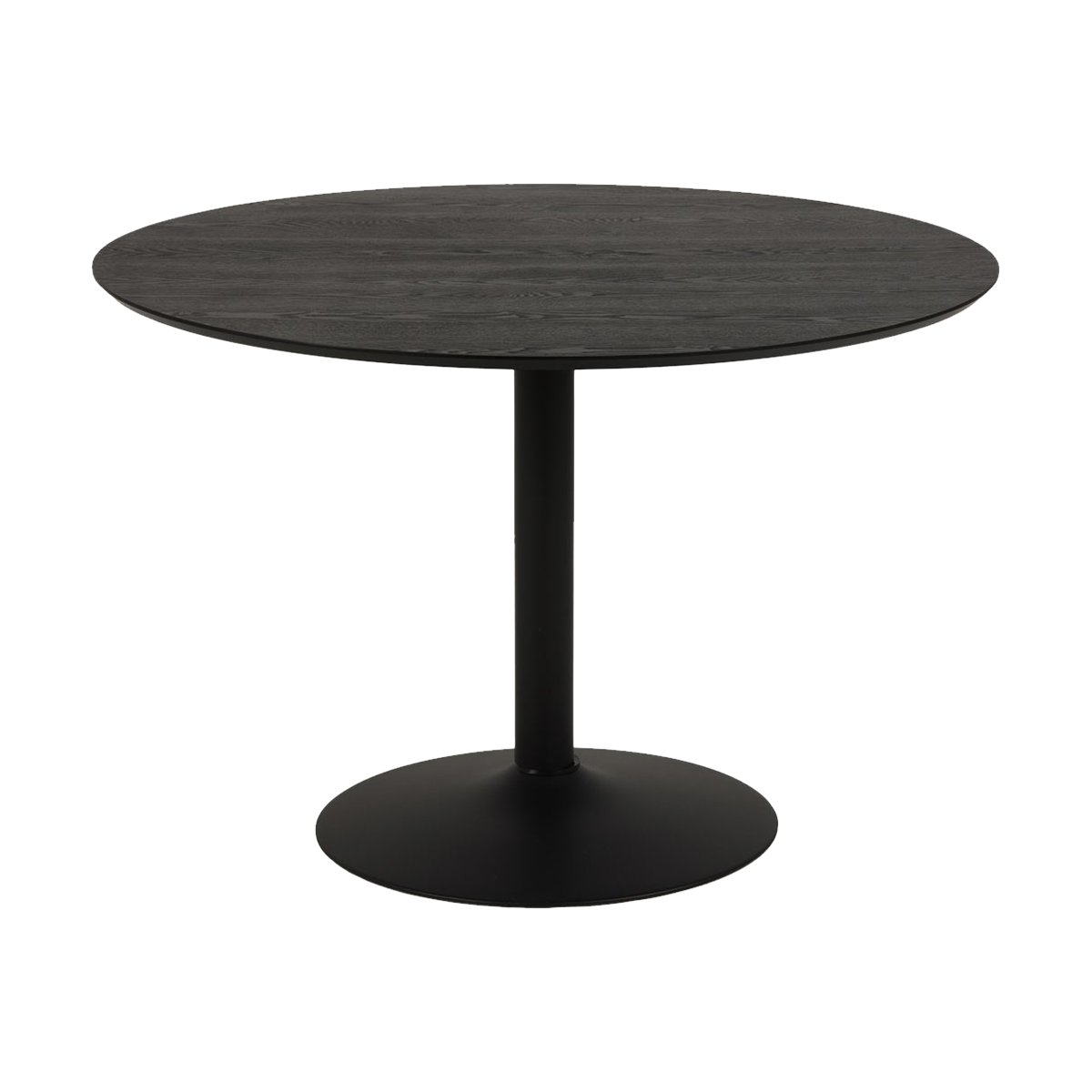 Lisomme Vino Ronde Houten Eettafel Ø 110 cm - Zwart