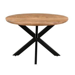 Livingfurn eetkamertafel Jesper Round – 120cm – mangohout Livingfurn eetkamertafel Jesper Round – 120cm – mangohout