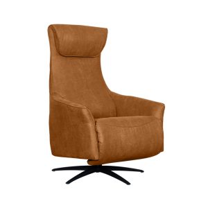 LABEL51 Elektrische Fauteuil Lund – Cognac/Zwart – 74x83x112cm LABEL51 Elektrische Fauteuil Lund – Cognac/Zwart – 74x83x112cm