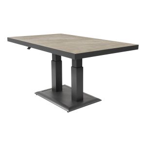 Lesli Living tuintafel Murcia – grijs – 140x85x50∕72cm Lesli Living tuintafel Murcia – grijs – 140x85x50∕72cm