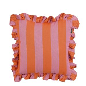 Mica Decorations Sierkussen – L45 x B45 x H10 cm – Katoen – Lila, Oran Mica Decorations Sierkussen – L45 x B45 x H10 cm – Katoen – Lila, Oran