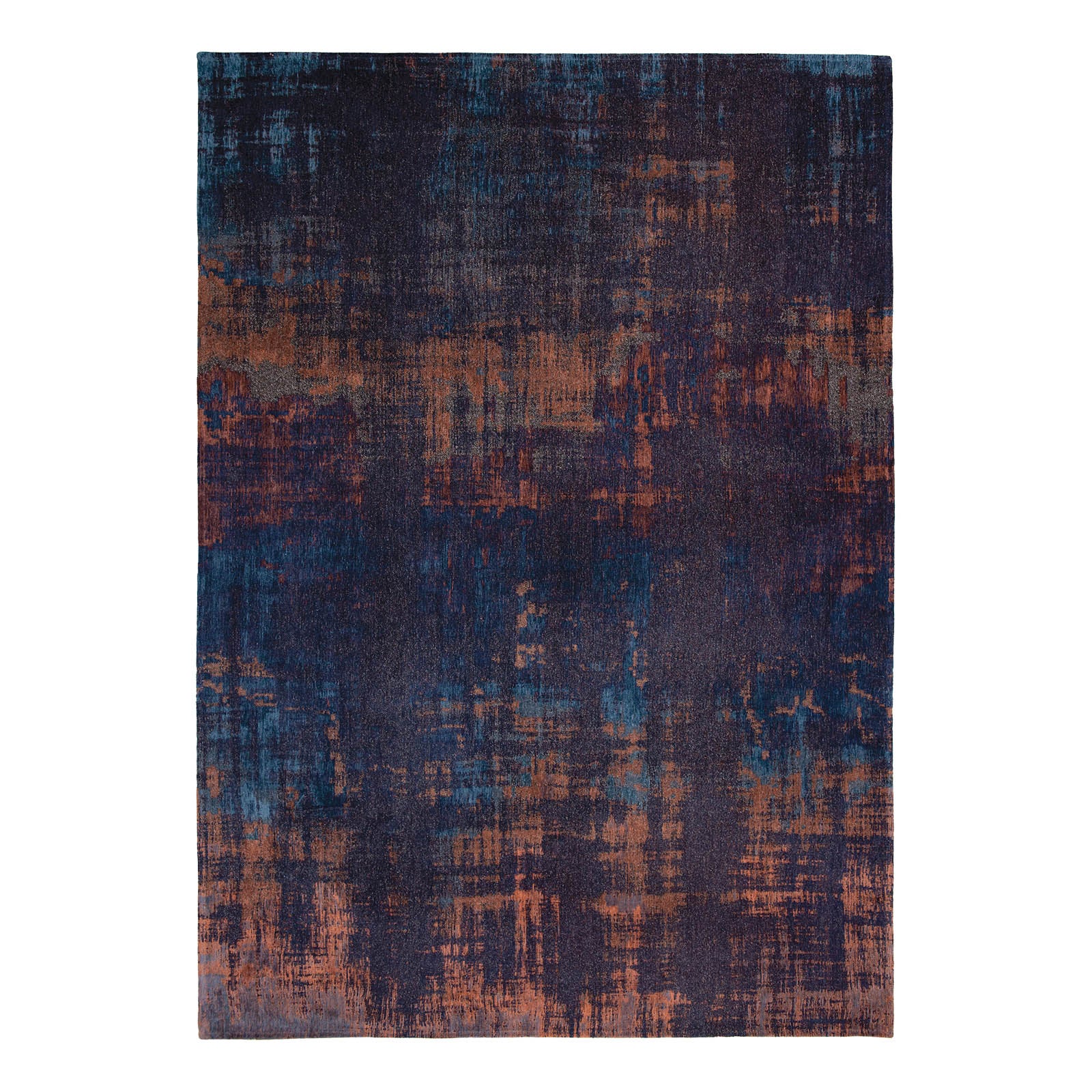 Louis De Poortere vloerkleed Sunset Blue - zwart - 240x340cm