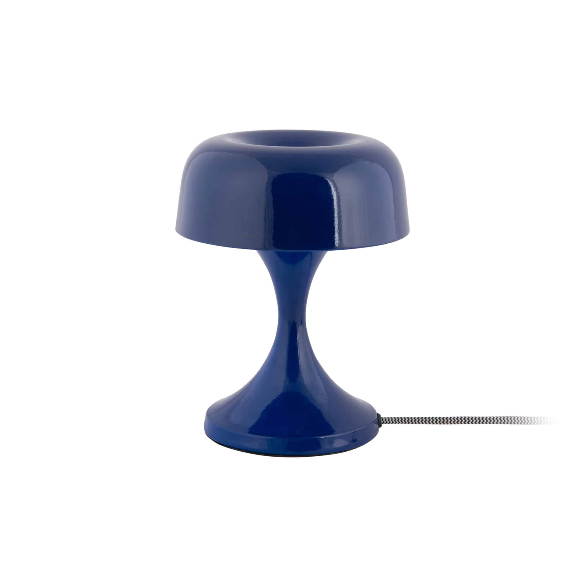 Leitmotiv tafellamp Moda Retro - blauw - 15.5x15.5x20cm - Paddenstoell