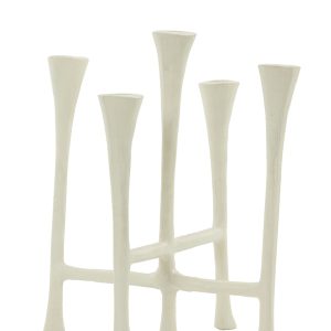 Light & Living kandelaar OLIVIER – 25.5×21.5x28cm – wit Light & Living kandelaar OLIVIER – 25.5×21.5x28cm – wit