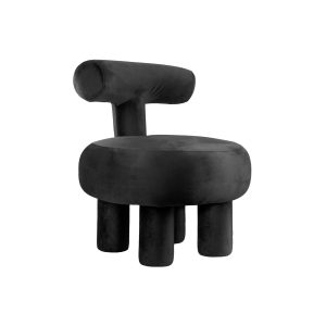Leitmotiv stoel Abrazo – zwart – 58x58x67cm Leitmotiv stoel Abrazo – zwart – 58x58x67cm