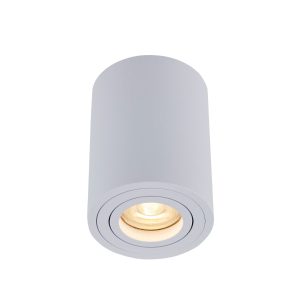 Lighto | Moderne plafondspot wit draaibaar en kantelbaar | Rond Lighto | Moderne plafondspot wit draaibaar en kantelbaar | Rond