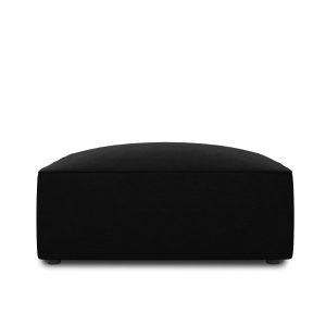 Micadoni Poef Ruby flueel, zwart – 93x93x40cm Micadoni Poef Ruby flueel, zwart – 93x93x40cm