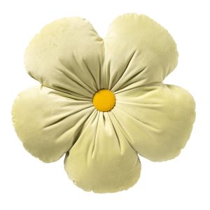 LEANDER – sierkussen Ø40 cm – bloem – Nile – groen LEANDER – sierkussen Ø40 cm – bloem – Nile – groen