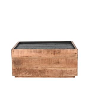 LABEL51 Salontafel Noble – Zwart Mangohout – 80x80x37cm LABEL51 Salontafel Noble – Zwart Mangohout – 80x80x37cm