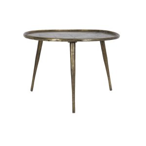 Light & Living bijzettafel Babina – brons – Ø59cm Light & Living bijzettafel Babina – brons – Ø59cm