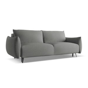 LaMiaSofa 3-zits slaapbank Genova – chenille stof – olifant – 230x105x LaMiaSofa 3-zits slaapbank Genova – chenille stof – olifant – 230x105x