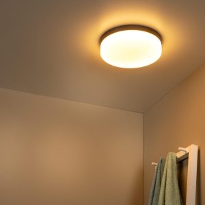 Lucide plafonnière badkamer BISKIT – 1xGeïntegreerde LED – Zwart Lucide plafonnière badkamer BISKIT – 1xGeïntegreerde LED – Zwart