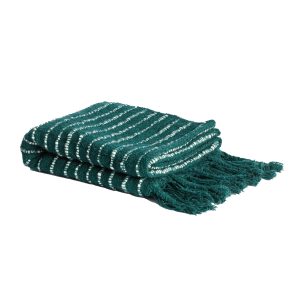 Light & Living plaid ALCOBA – 170x130x0.5cm – groen Light & Living plaid ALCOBA – 170x130x0.5cm – groen