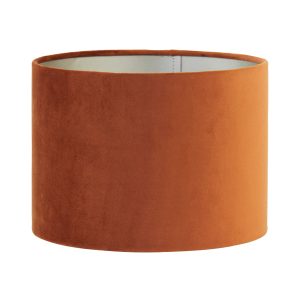 Light & Living lampenkap VELOURS – Ø25x18cm – oranje Light & Living lampenkap VELOURS – Ø25x18cm – oranje
