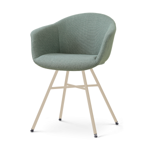 Nolon Noa-Otis eetkamerstoel saliegroen – beige onderstel Nolon Noa-Otis eetkamerstoel saliegroen – beige onderstel