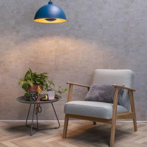 Lucide hanglamp SIEMON – 1xE27 – Blauw Lucide hanglamp SIEMON – 1xE27 – Blauw