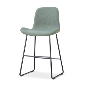 Nolon Nino-Fé Barkruk Saliegroen – Zwart Onderstel – 65 Cm