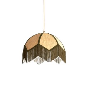 Light & Living hanglamp SULINA – groen – Ø35x28cm