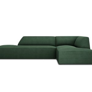 Micadoni rechter hoekbank Ruby 4-zits, structurele stof, groente – 180 Micadoni rechter hoekbank Ruby 4-zits, structurele stof, groente – 180