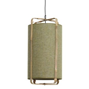 Light & Living hanglamp Sendai – groen – Ø42cm Light & Living hanglamp Sendai – groen – Ø42cm