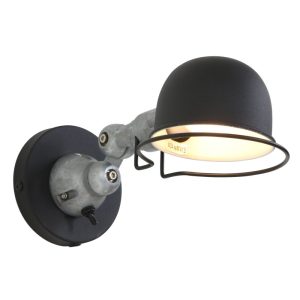 Mexlite wandlamp davin – 1 lichts – 29x 29 cm – zwart Mexlite wandlamp davin – 1 lichts – 29x 29 cm – zwart