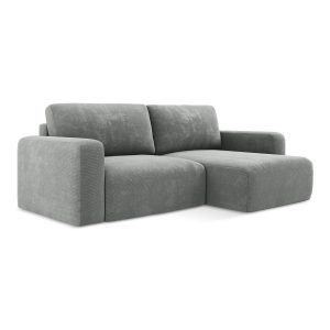LaMiaSofa hoekbank rechts Ostia – chenille stof – grijs – 244x149x79 LaMiaSofa hoekbank rechts Ostia – chenille stof – grijs – 244x149x79