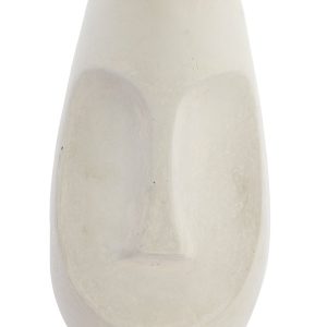 Light & Living pot FACE – 21x18x36cm – wit Light & Living pot FACE – 21x18x36cm – wit