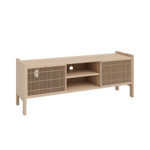 Naan Furniture TV-meubel Tarida vinyl – Massief natuurlijk hout – gela Naan Furniture TV-meubel Tarida vinyl – Massief natuurlijk hout – gela