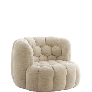 Light & Living stoel AMARA – 100x98x72cm – wit