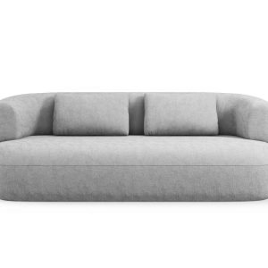Micadoni Bank Jenny 3-zits, chenille, geld – 90x178x73cm Micadoni Bank Jenny 3-zits, chenille, geld – 90x178x73cm