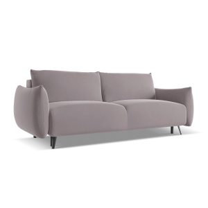 LaMiaSofa 3-zits slaapbank Genova – velours – lavendel – 230x105x86 LaMiaSofa 3-zits slaapbank Genova – velours – lavendel – 230x105x86