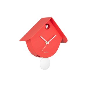 Karlsson wandklok Cool Retro – rood – 7.5×25.5×25.8cm Karlsson wandklok Cool Retro – rood – 7.5×25.5×25.8cm