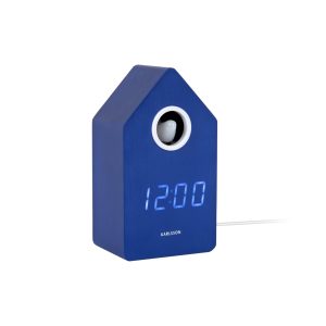 Karlsson wekker Cuckoo LED – blauw – 9x9x15.8cm – Vaderdag – Vaderdagc Karlsson wekker Cuckoo LED – blauw – 9x9x15.8cm – Vaderdag – Vaderdagc
