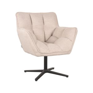 LABEL51 Fauteuil Ian – Naturel Bouclé – Draaibaar – 72x76x87cm LABEL51 Fauteuil Ian – Naturel Bouclé – Draaibaar – 72x76x87cm