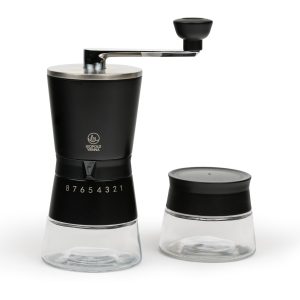 Leopold Vienna – Koffiemolen + bewaarpot Bologna giftset zwart- handma