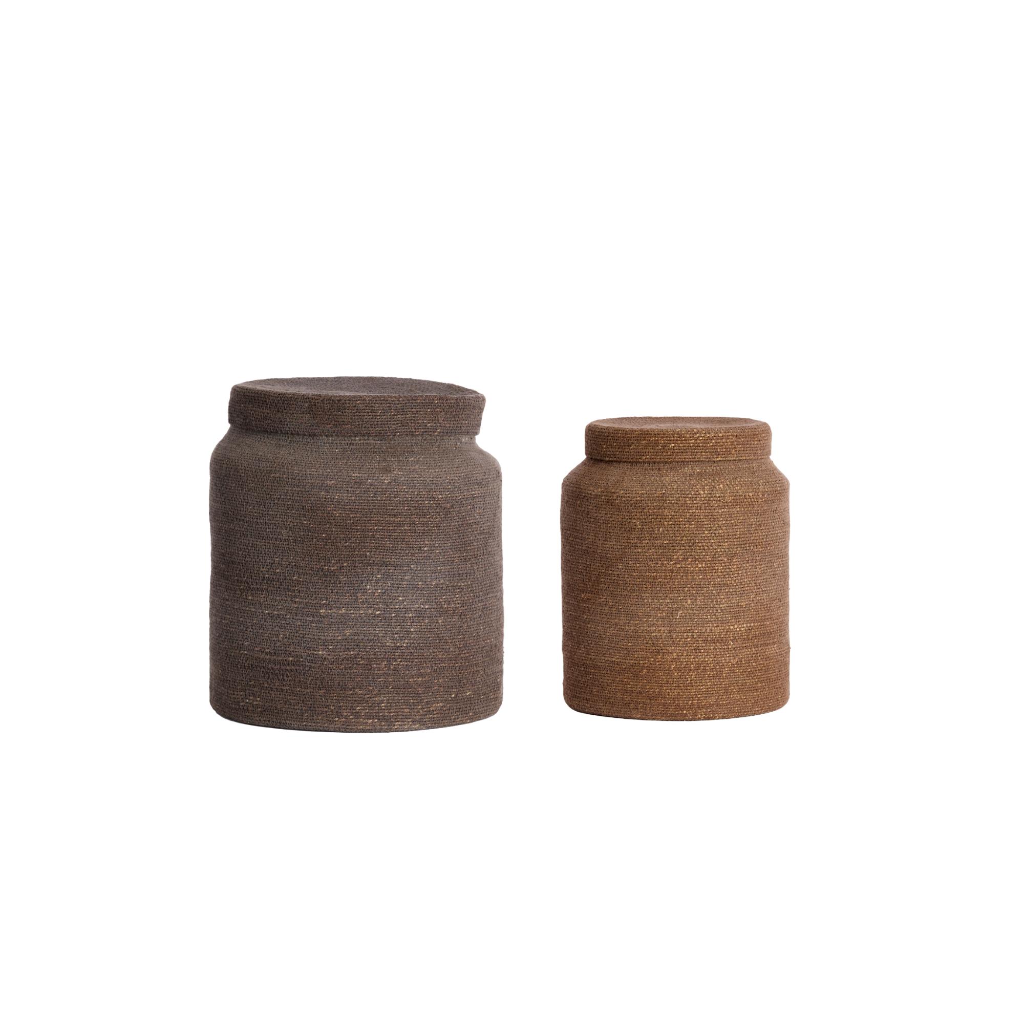 Light & Living mand Betania - bruin - Ø33cm