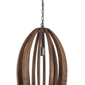 Light & Living hanglamp HARANKA – bruin – Ø38x46cm Light & Living hanglamp HARANKA – bruin – Ø38x46cm